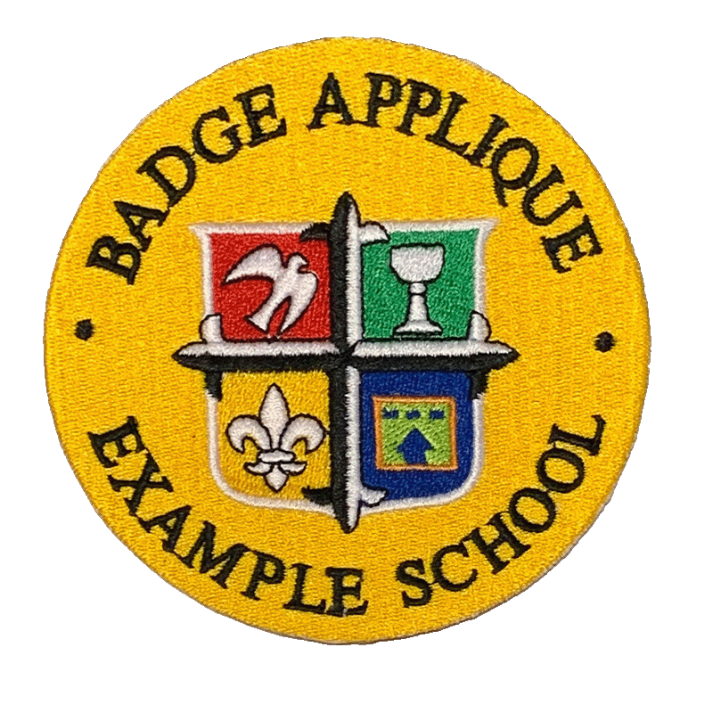 Hand-crafted bullion wire patch for military or ceremonial use